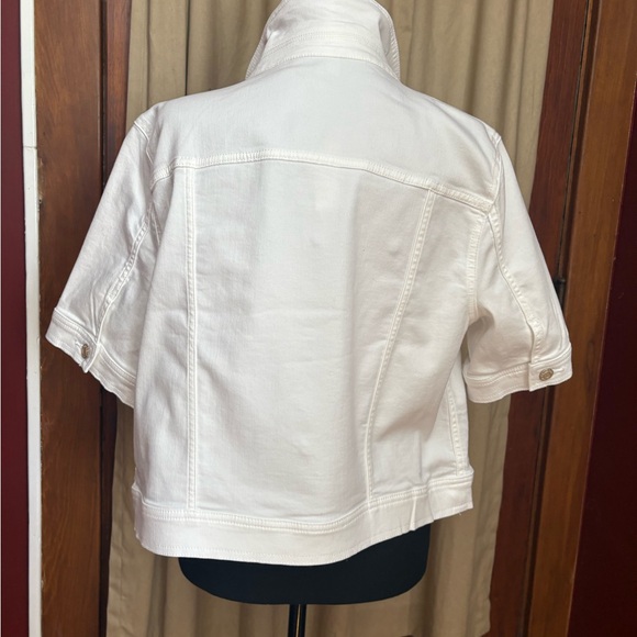 Talbots white Jean Jacket - Picture 5 of 6